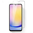 Cu clapetă pentru Samsung Galaxy A25 5G, Butterfly, de aur + sticlă 9H 