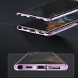 Carcasa Magnetic Dual Glass MagSafe pentru Samsung Galaxy S24 Ultra, violet
