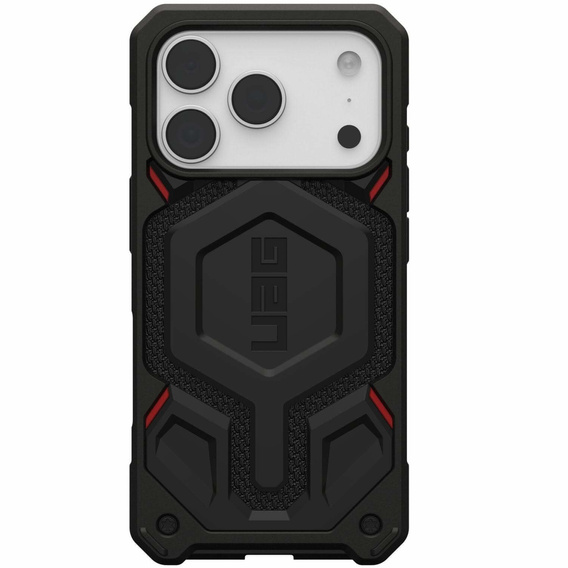 Carcasă Urban Armor Gear pentru iPhone 17 Pro Max, Monarch Pro Kevlar MagSafe, Kevlar Black