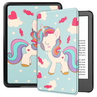 Carcasă pentru Kindle 11, Smartcase, unicorn