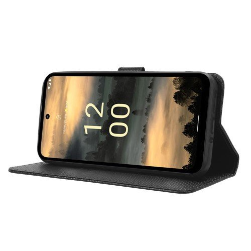 Cu clapetă pentru Nokia Nokia XR21, Wallet Smart Magnet, negru