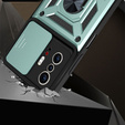 Husă blindată pentru Xiaomi 11T / 11T Pro, CamShield Slide, verde