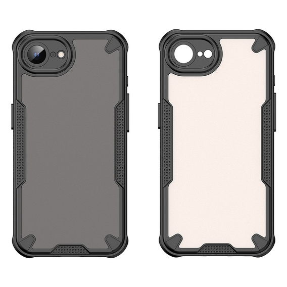 Husă pentru Iphone 16E, Armor Frosted Case, negru