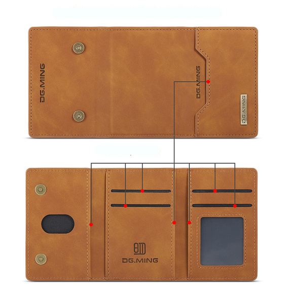 Huse pentru Samsung Galaxy S21 FE, DG.MING 2in1, albastru