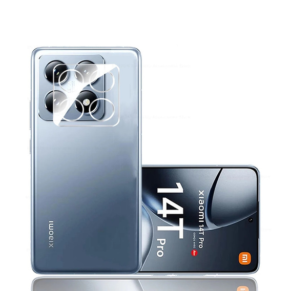 Sticlă temperată pentru camera foto pentru Xiaomi 14T, transparentă