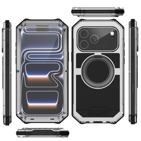 Husă R-JUST cu MagSafe și suport pentru iPhone 17 Pro Max