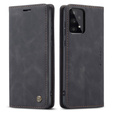 Husa CASEME pentru Samsung Galaxy A33 5G, Leather Wallet Case, negru