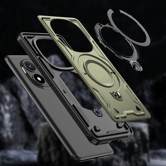 Husă magnetică cu suport pentru Xiaomi Redmi Note 15 Pro Plus 5G / Poco M8 Pro 5G