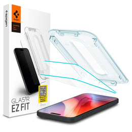 Sticlă temperată Spigen pentru iPhone 17 / 17 Pro / 16 Pro, Glas.TR EZ Fit (2 buc.)