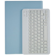 Carcasă + tastatură Galaxy Tab S7+ Plus / S8+ Plus /S7 FE T730 T733, Pen Slot, albastru