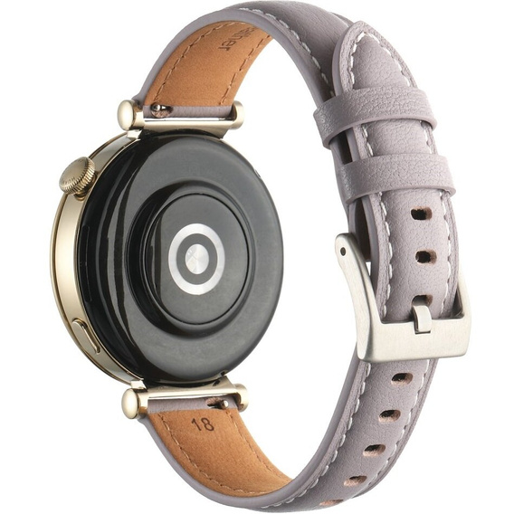 Curea din piele naturală pentru ceasuri cu lățime de prindere de 18 mm