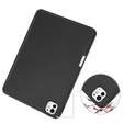 Husă pentru iPad Pro 11" 2024 (5 gen.), Smartcase cu spațiu pentru stylus, negru