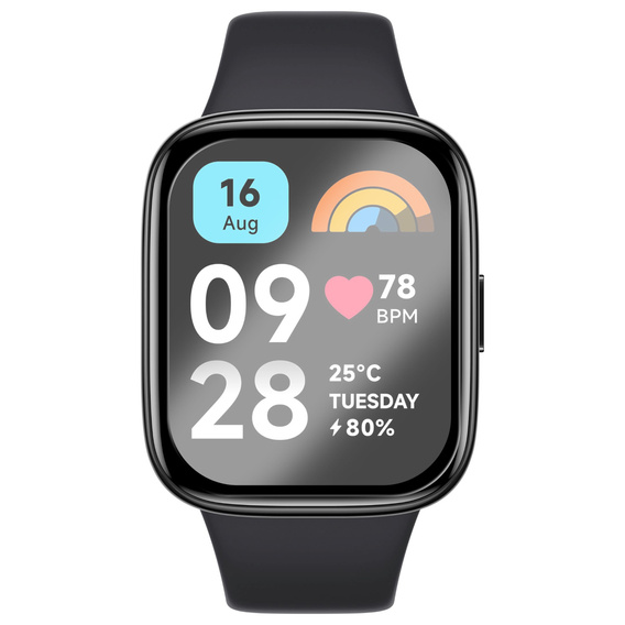 2x ERBORD Hybrid Glass pentru Xiaomi Redmi Watch 3 Active