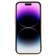 Husă pentru iPhone 14 Pro, Electro MagSafe, de aur + Sticlă pentru ecran