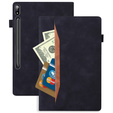 Husă pentru Samsung Galaxy Tab S10 FE+ Plus, Classic, cu spațiu pentru stylus, negru