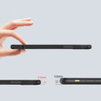 Carcasă pentru Infinix Note 40 Pro Plus, cu placă magnetică, transparent / negru
