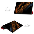 Husă pentru Samsung Galaxy Tab S9 Ultra, Smartcase, roșu