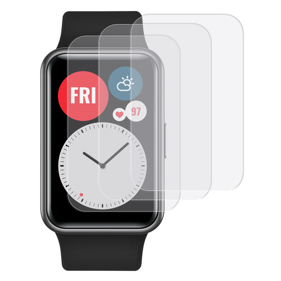 3x ERBORD Hydrogel Foil pentru Huawei Watch Fit