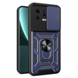 Husă blindată pentru Xiaomi 13, CamShield Slide, albastru