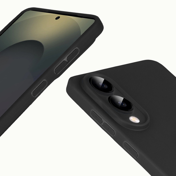 Caz subțire pentru Samsung Galaxy S25 Edge, Slim, negru