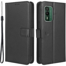 Cu clapetă pentru Nokia Nokia XR21, Wallet Smart Magnet, negru