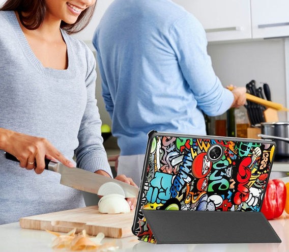 Husă pentru OnePlus Pad, Smartcase, graffiti