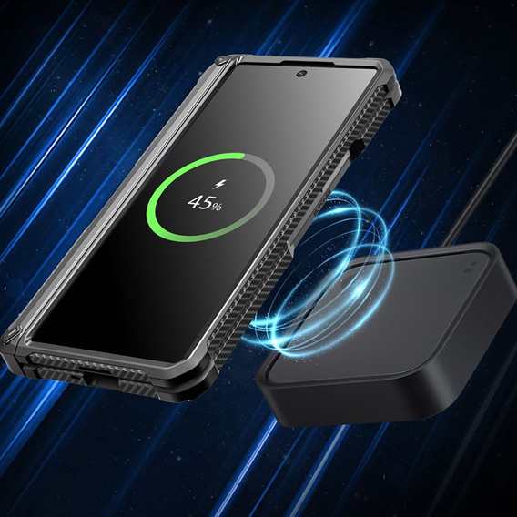 Husă Supcase Unicorn Beetle Pro cu sticlă 9H și compartiment pentru Slim S-Pen pentru Samsung Galaxy Z Fold6