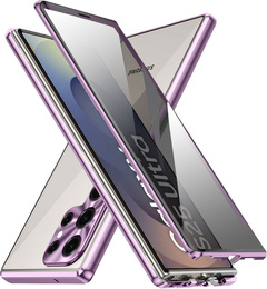 Husă pentru Samsung Galaxy S25 Ultra, Privacy Dual Glass, violet