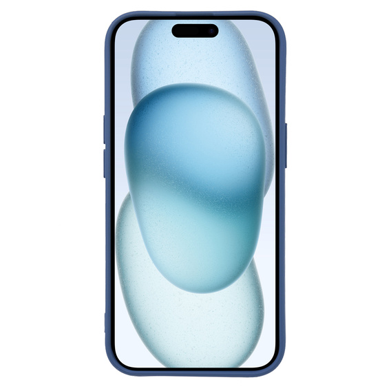 Husa pentru iPhone 15 Plus, Silicone Lite, albastru închis