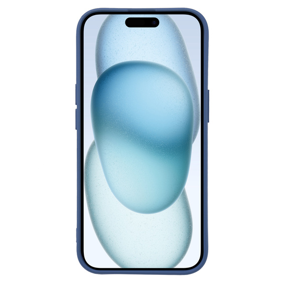 Husa pentru iPhone 15, Silicone Lite, albastru închis