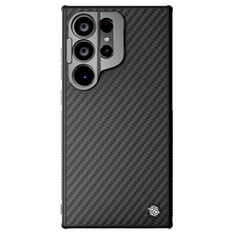 Carcasă pentru Samsung Galaxy S24 Ultra, carcasă blindată Nillkin, Carboprof Case, pentru Magsafe, negru