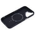 Carcasa pentru iPhone 16, Carbon Fiber MagSafe, negru