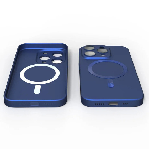 Husă pentru iPhone 16 Pro Max, ColorMag, pentru MagSafe, albastru închis