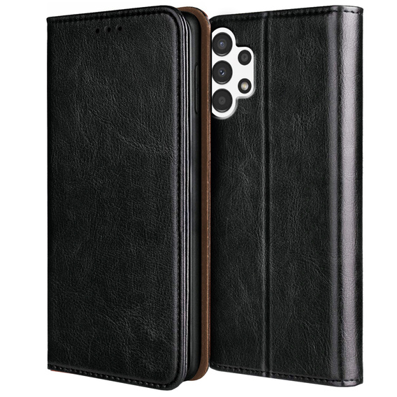 Cu clapetă pentru Samsung Galaxy A13 4G, Split Leather Wallet, albastru