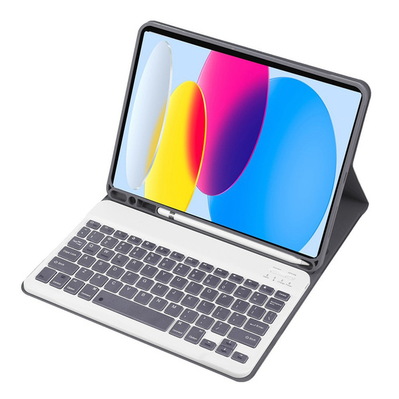 Carcasă + tastatură iPad 10.9 2022 10 Gen, Pen Slot, violet