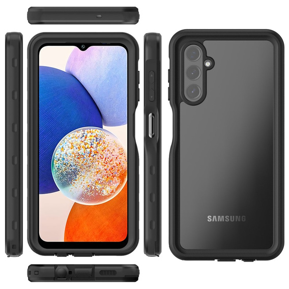 Husă impermeabilă IP68 pentru Samsung Galaxy A14 5G, negru