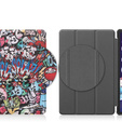 Husă pentru Lenovo Tab P11 Pro Gen 2 TB132FU TB132XU 11.2", cu clapetă, graffiti