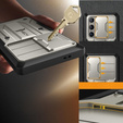 Husa pentru Samsung Galaxy S24 Ultra, Tongate MECH Series Clip, gri