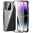 Husa pentru iPhone 13 Pro Max, Magnetic Dual Glass, negru