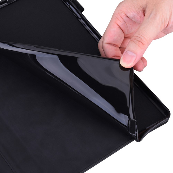 Husă pentru Xiaomi Redmi Pad SE 8.7, Classic, cu spațiu pentru stylus, negru