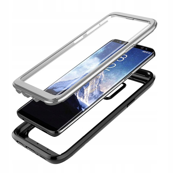 Carcasă pentru Samsung Galaxy S9, Shockproof, cu folie, albastru