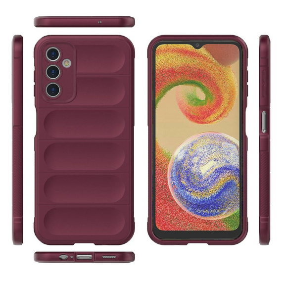 Huse pentru Samsung Galaxy A14 4G/5G, Gaming Shockproof, maroon