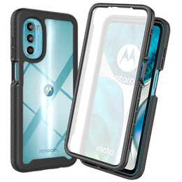 Carcasă pentru Motorola Moto G52 4G / G82 5G, Shockproof, cu folie, negru