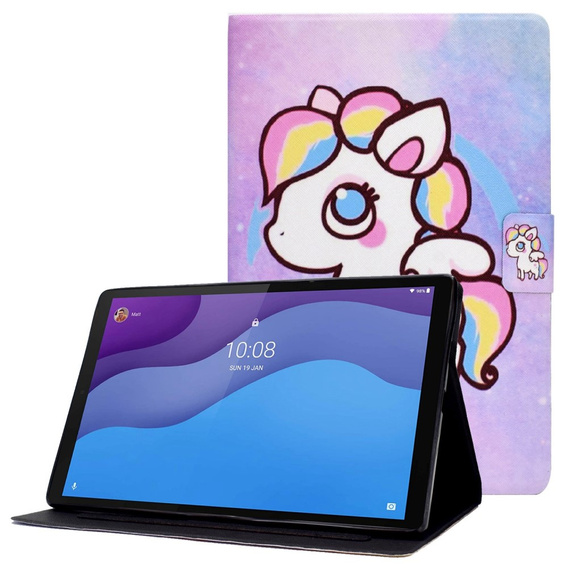 Husă pentru Lenovo Tab M10 10.1 Gen 3, Smartcase, colorful horse
