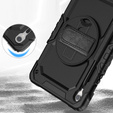 Husa blindată pentru Samsung Galaxy Tab S10 Lite / S10 FE / S9 FE, carcasă de protecție 360 cu slot pentru stylus, negru