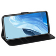Cu clapetă pentru Oppo A17, Wallet mandala, albastru