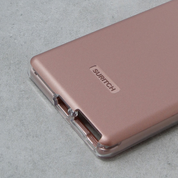 Huse pentru Samsung Galaxy S23 Ultra, Suritch Full Body, roz rose gold