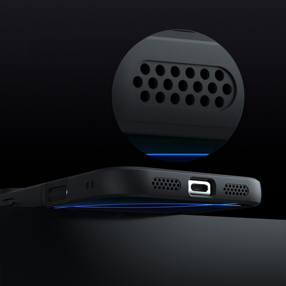 Husă mată pentru iPhone 17 Pro Max, pentru Magsafe, negru mat