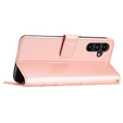 Cu clapetă pentru Samsung Galaxy A55 5G, Wallet, Butterfly, violet