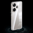 Huse pentru Xiaomi Poco F6, Fusion Hybrid, transparentă